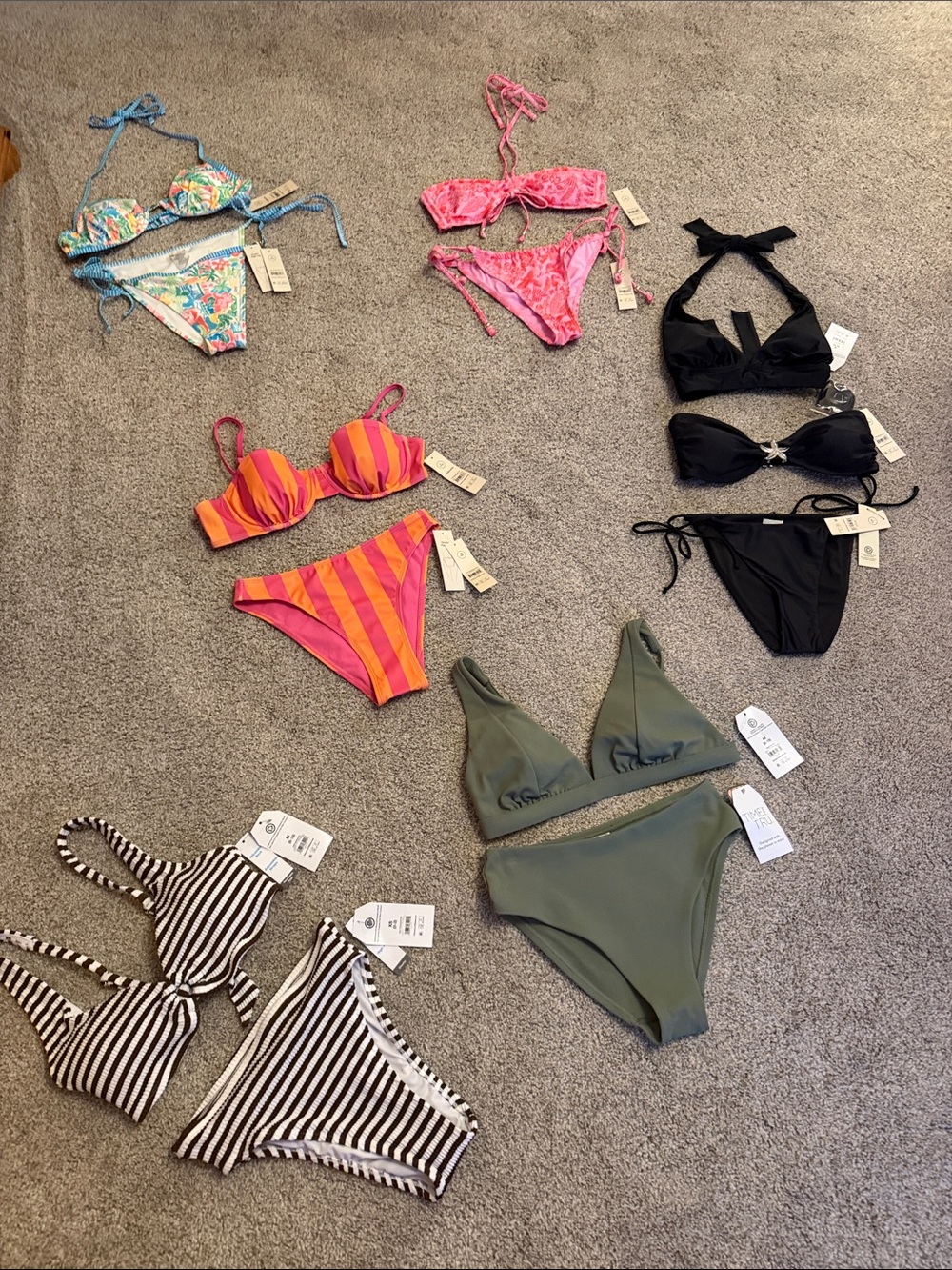 BRAND NEW WITH TAGS – 5 SWIMSUIT LOT!